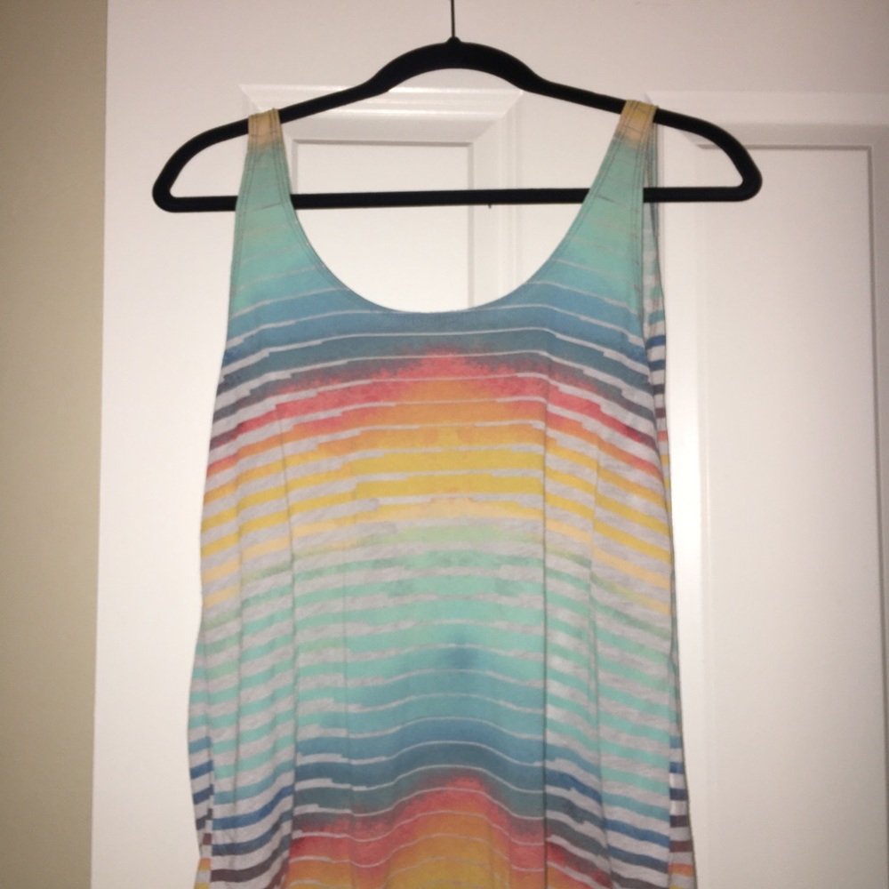U-back colorful tank
